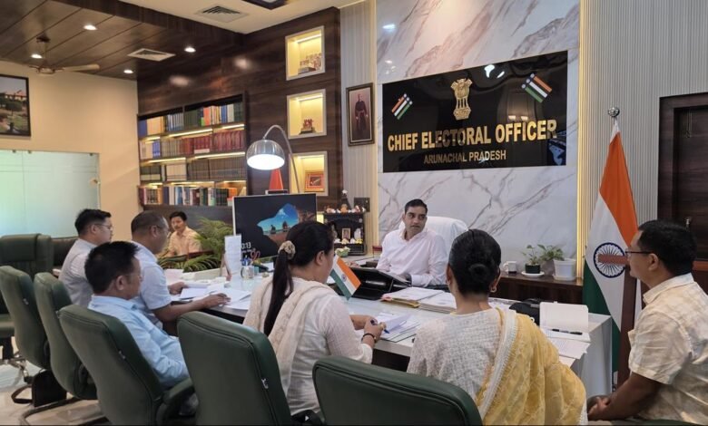 Arunachal Pradesh Chief Electoral Officer reviews preparedness for June 18 Rajya Sabha polls