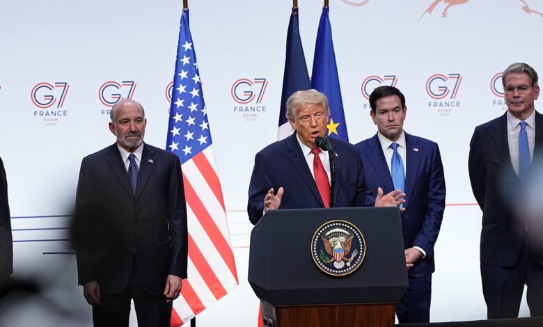 Live Updates: U.S. Details Agreement With Iran as Trump Ends G7 Summit