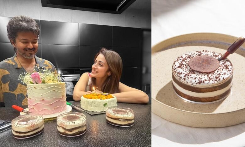 Vijay’s birthday photo with Trisha Krishnan triggers a rush for Conçu’s tiramisu