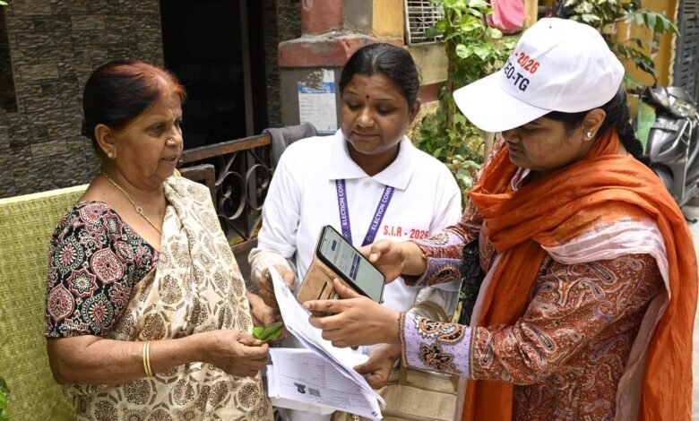 Electors in peripheral areas of GHMC find Telugu SIR enumeration form a challenge