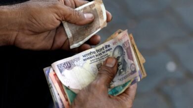 Rupee rises 5 paise to close at 94.53 against U.S. dollar