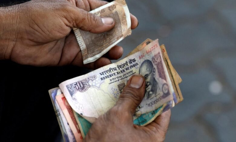 Rupee rises 5 paise to close at 94.53 against U.S. dollar