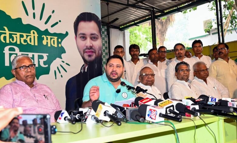 Bihar on verge of bankruptcy, says Tejashwi