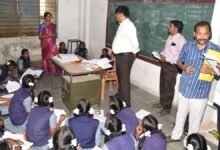 Tiruvarur Collector shocked to see Class XII girls sitting on floor at government school