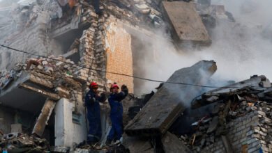 Russia Strikes Ukraine as Explosions Rock Capital of Kyiv