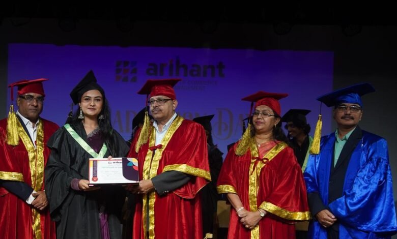 Arihant Institute of Commerce and Management – Bengaluru holds graduation day, recognises student excellence