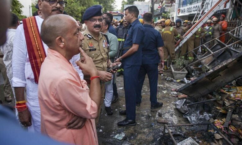 15 die in Lucknow building fire, victims mostly students; three building owners arrested