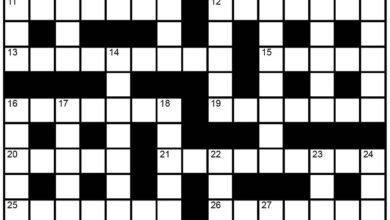 The Hindu Sunday crossword no. 62
