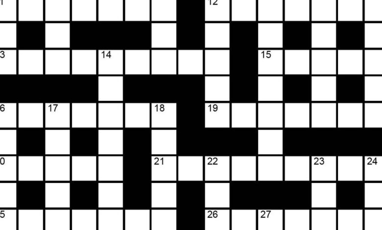 The Hindu Sunday crossword no. 62